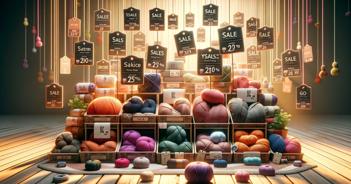 Billigt garn på tilbud