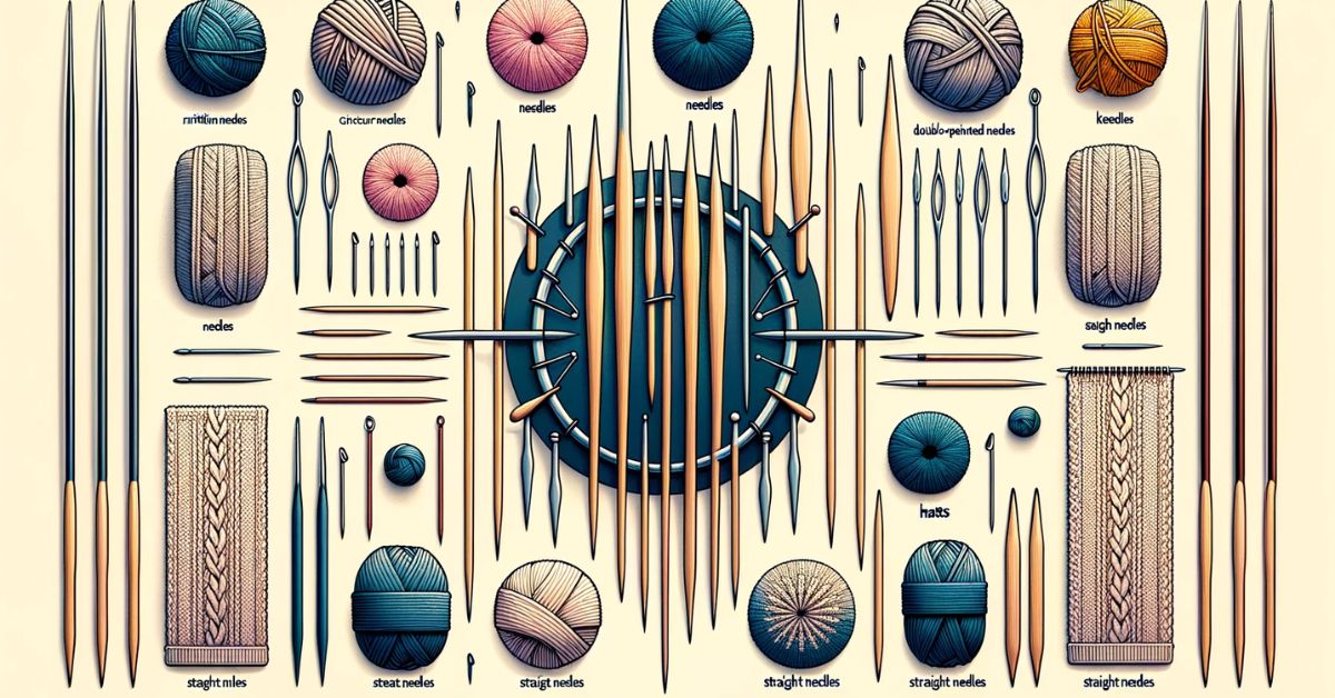 Strikkepinde og garn